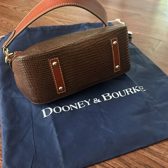 Dooney & Bourke Embossed Lizard Small Hobo - Picture 3 of 9